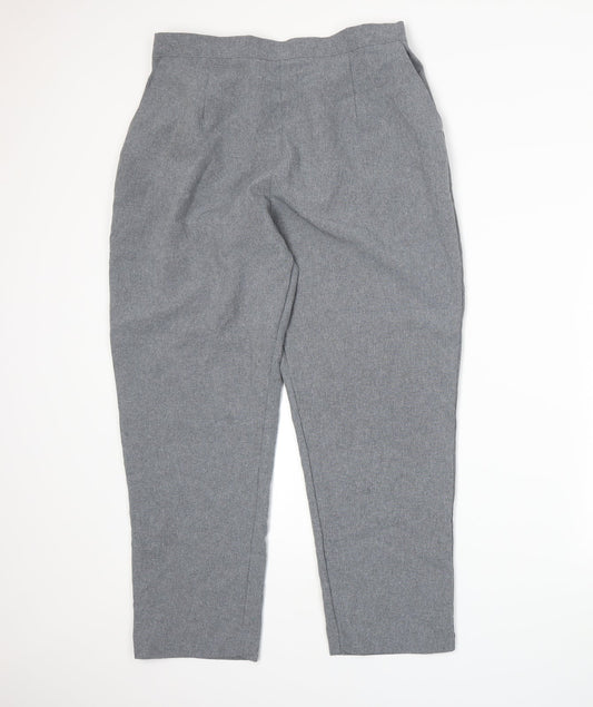 Essentials Womens Grey Trousers Size 18 L26 in