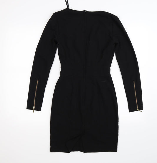 H&M Womens Black Bodycon Size 6