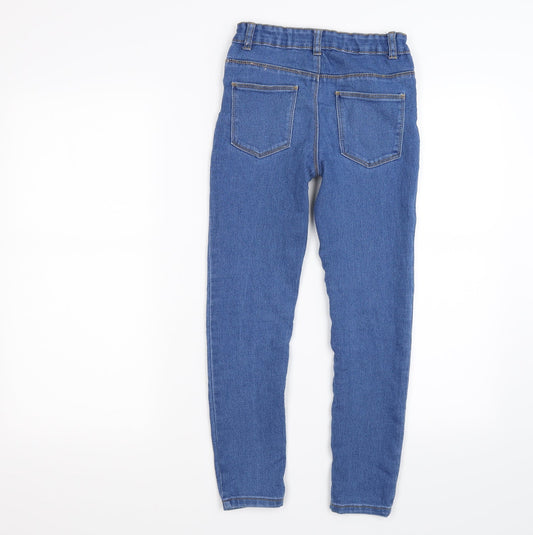 denim Girls Clear Batik Denim Skinny Jeans Size 9-10 Years