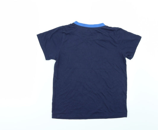 Joanna Boys Blue Basic T-Shirt Size 11 Years