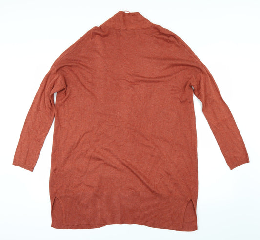 Atmosphere Womens Orange Cardigan Jumper Size 8