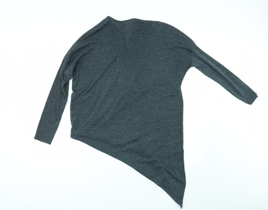 Select Womens Blue Pullover Jumper Size 10 - Shaped hem