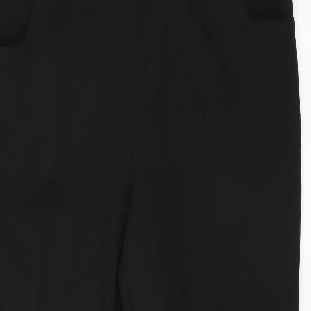 Anthology Womens Black Trousers Size 18 L27 in