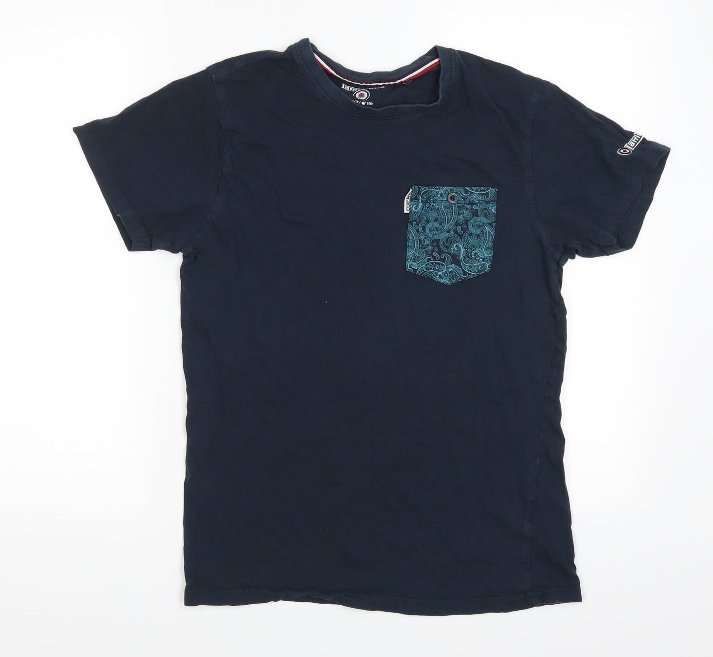 Lambretta Mens Blue T-Shirt Size S