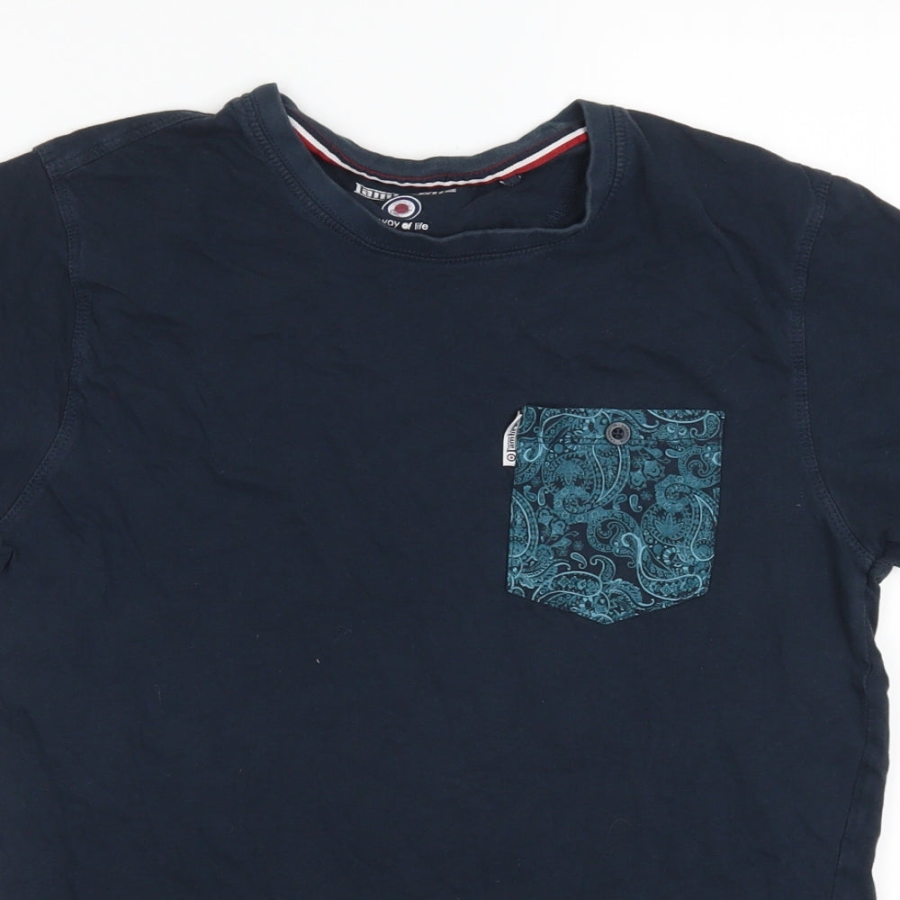 Lambretta Mens Blue T-Shirt Size S