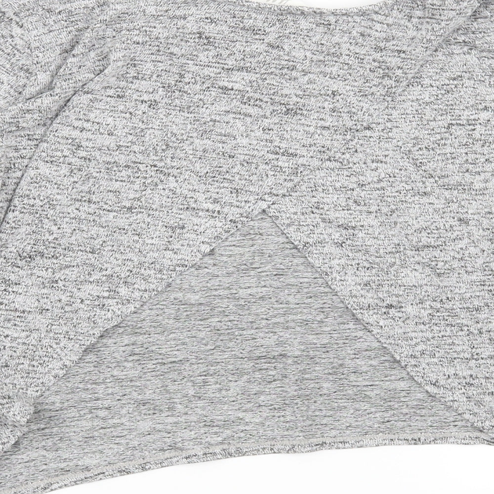 H&M Girls Grey Pullover Sweatshirt Size 11-12 Years - Everything is going to be fine