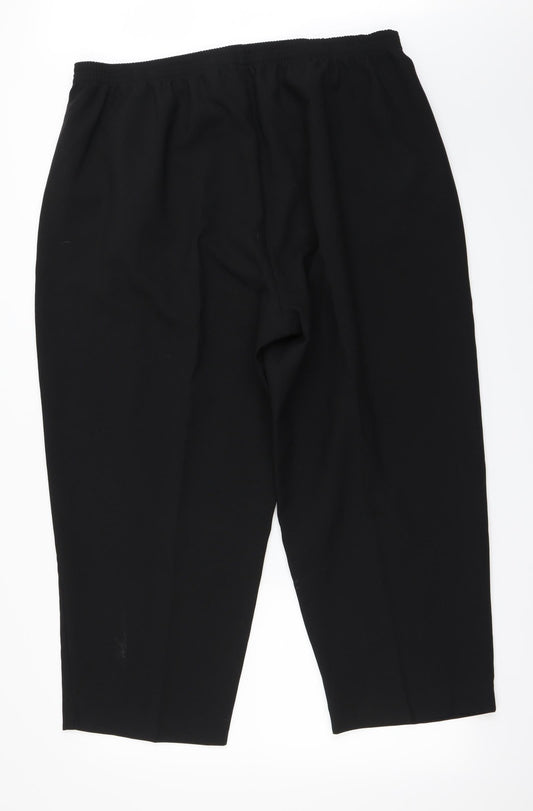 BM Womens Black Trousers Size 24 L24 in