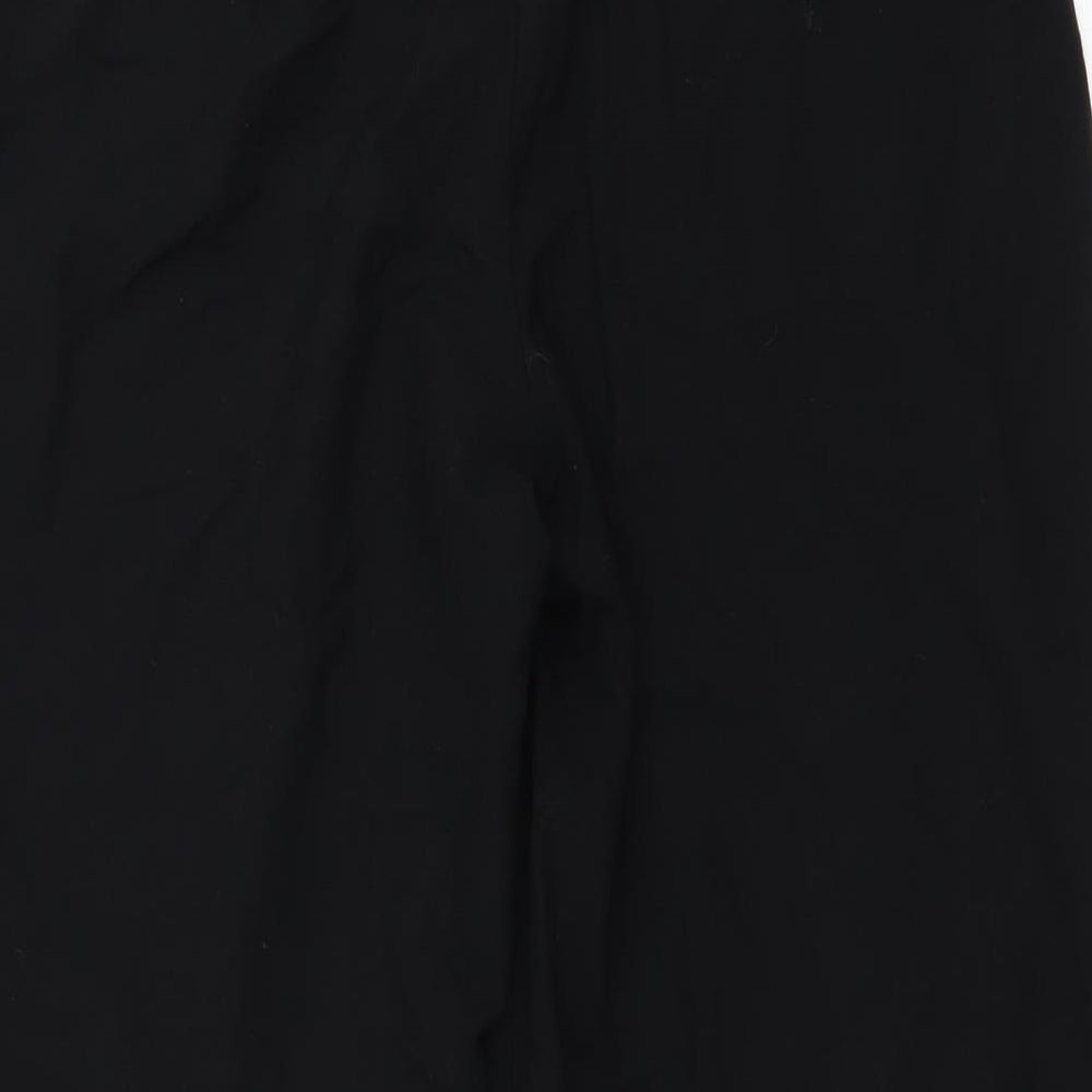 Marks and Spencer Womens Black Trousers Size 12 L20 in