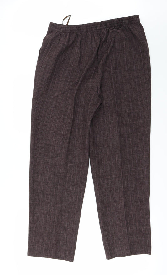 BM Womens Purple Trousers Size 14 L23 in