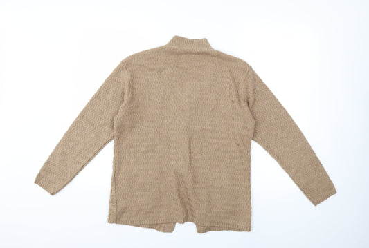 love live Womens Brown Knit Cardigan Jumper Size XL