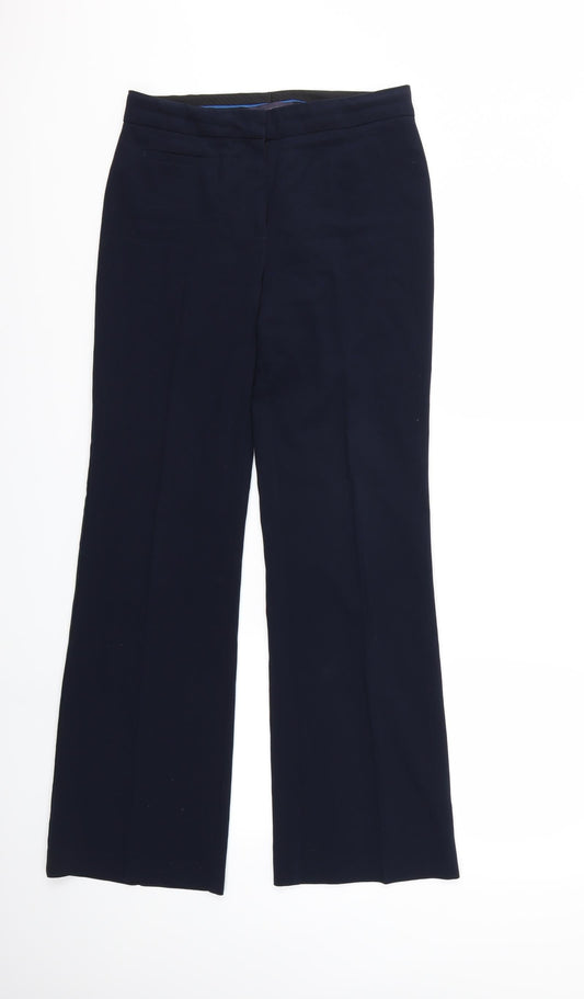 Marks and Spencer Womens Blue Trousers Size 8 L31 in