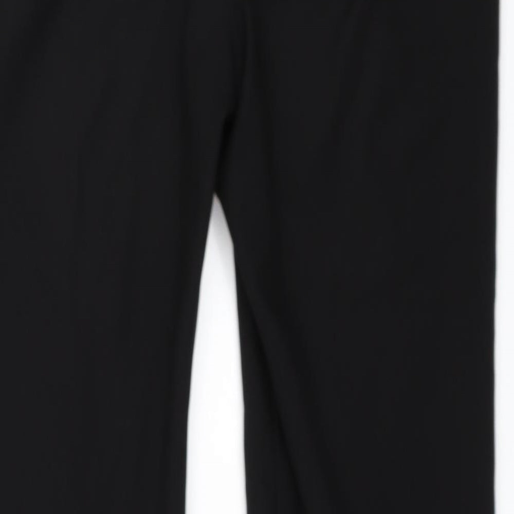 Brand and care label for George women’s black trousers, size UK 10, 30-inch leg