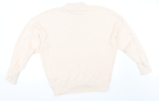 Topshop Womens Pink Pullover Sweatshirt Size 10