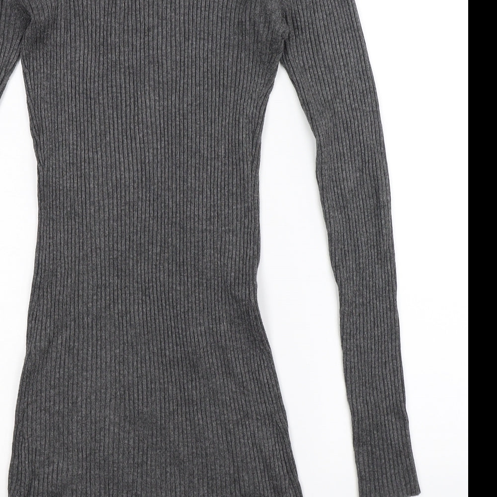 Atmosphere Womens Grey Knit Pullover Jumper Size 12