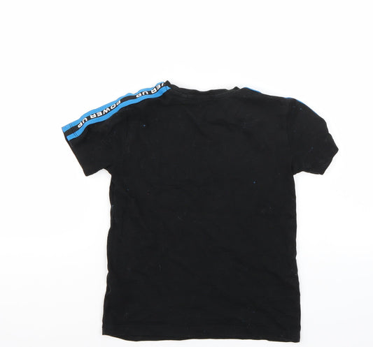 NEXT Boys Black Basic T-Shirt Size 7 Years