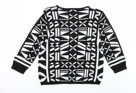 ESMARA Womens Black Pullover Jumper Size 10