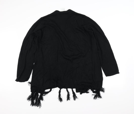Being Casual Womens Black Cardigan Jumper Size 12