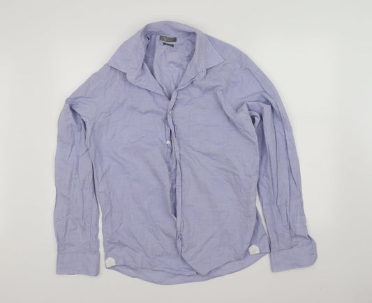 Sfera Mens Blue Button-Up Size L