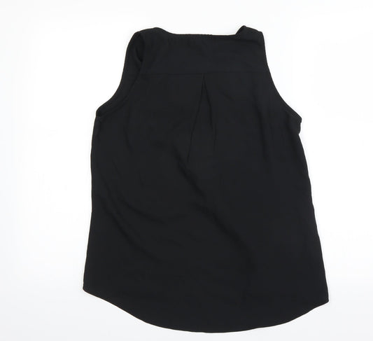 Fiona & Co Womens Black Houndstooth Tank Size 8