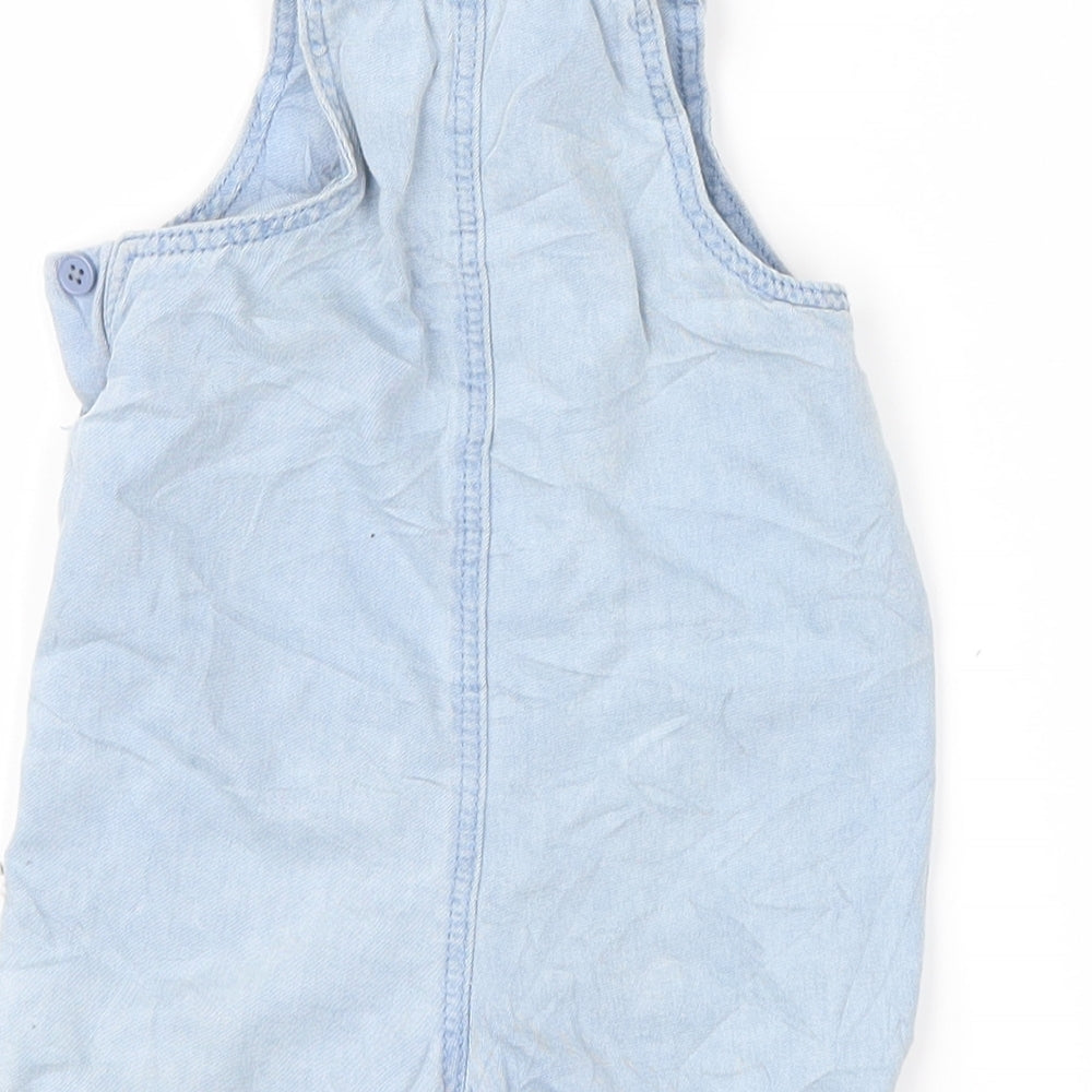 TU Blue Dungaree One-Piece Size 3-6 Months