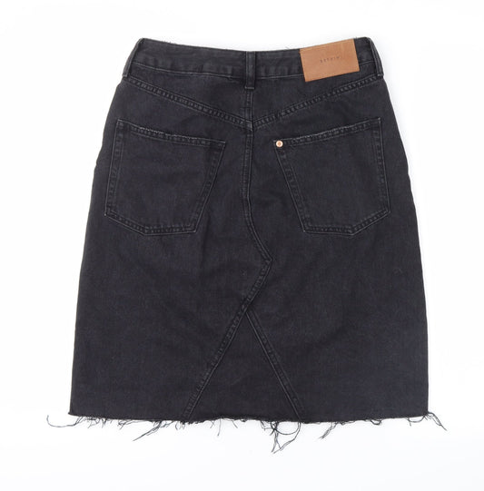 no brand Womens Black Straight & Pencil Skirt Size 6