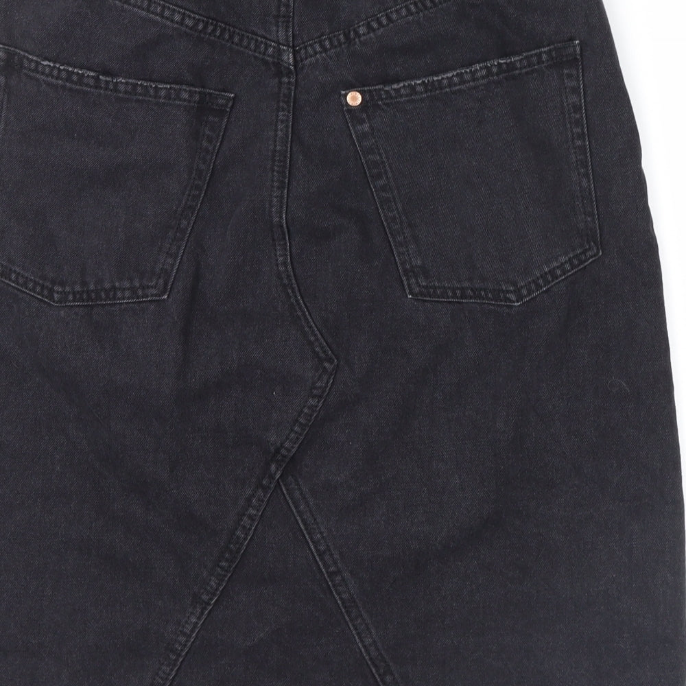 no brand Womens Black Straight & Pencil Skirt Size 6