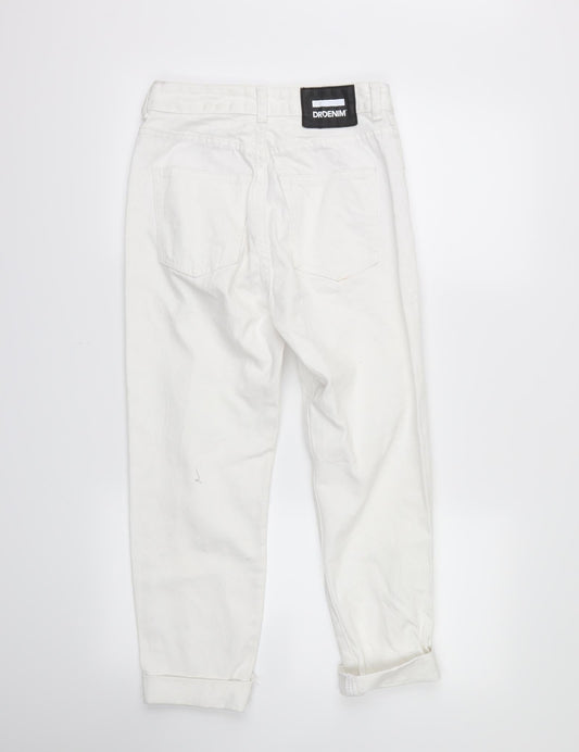 drdenim Mens White Skinny Jeans Size 24 in L22 in