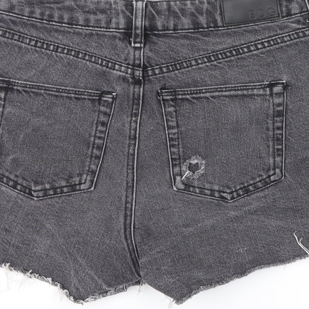 BDG Womens Black Hot Pants Shorts Size 26 in