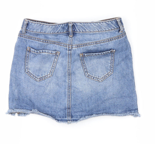 Gap Girls Blue Cargo Skirt Size 7 Years