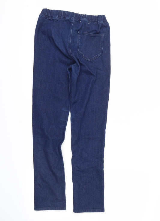 Uni Qlo Girls Blue Skinny Jeans Size L