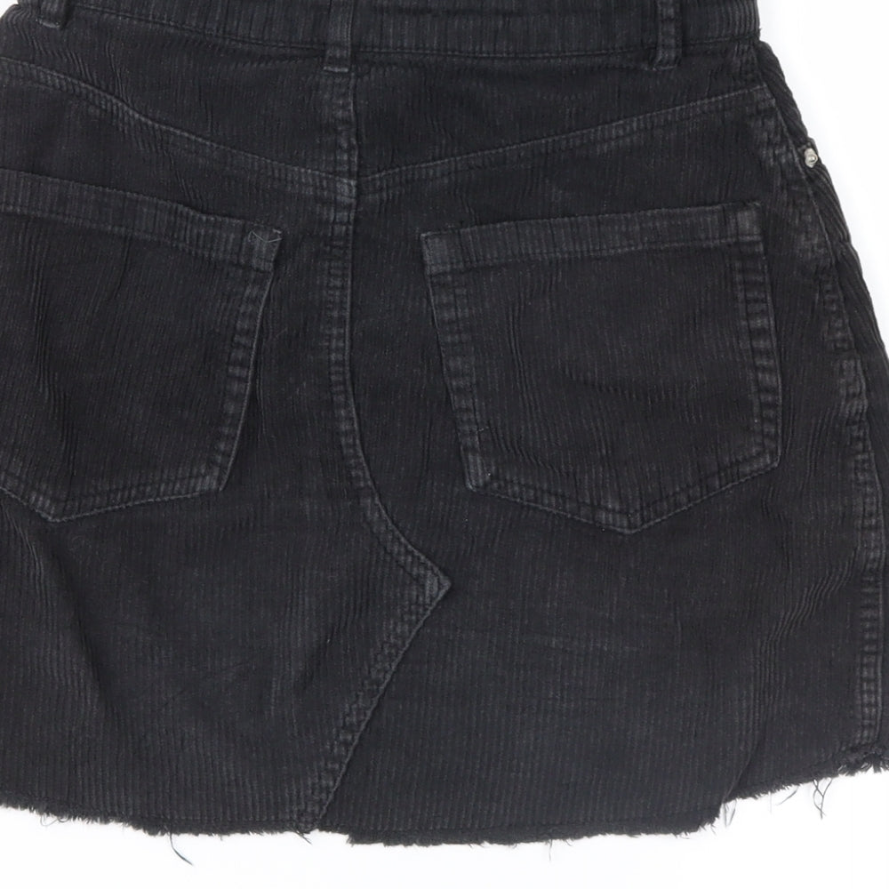 Pull&Bear Womens Black Mini Skirt Size S