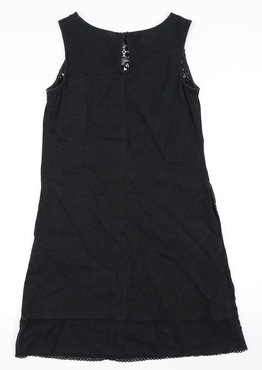 NEXT Womens Black T-Shirt Dress Size 8
