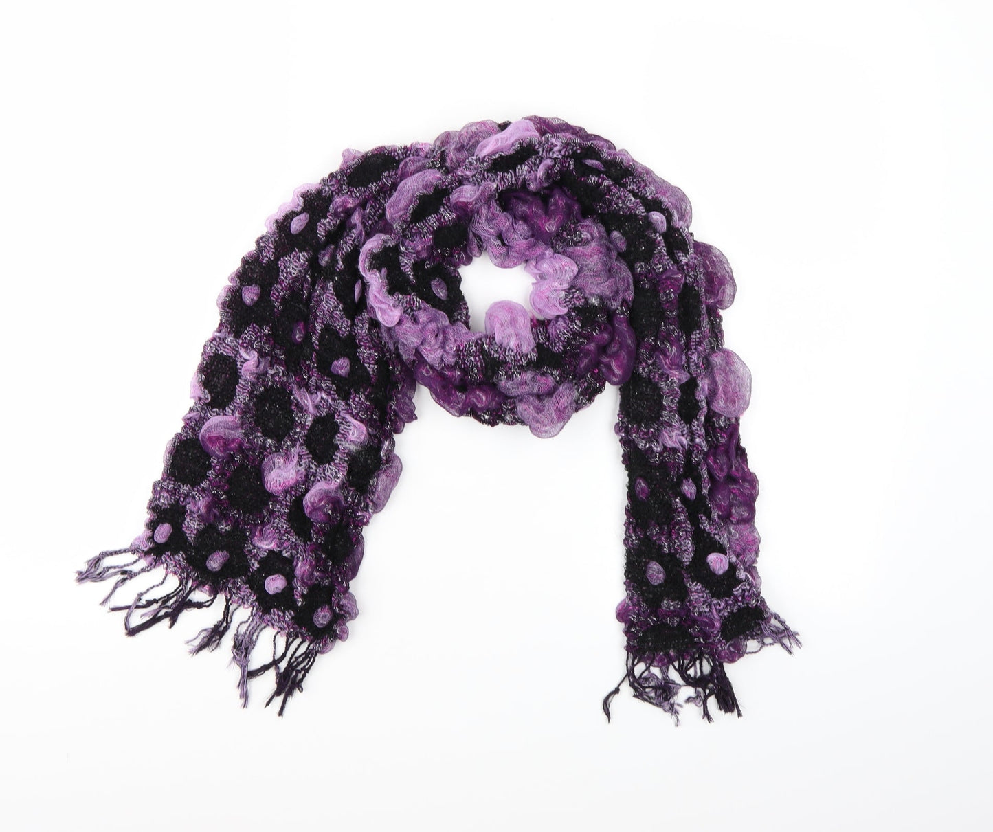 Preworn Womens Purple Scarf