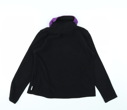 DECATHLON Girls Black Pullover Jumper Size L