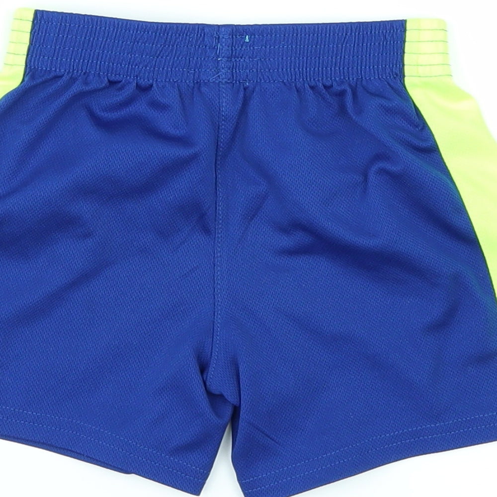 Brand and care label for place boys’ blue track pants trousers, size 18-24, months