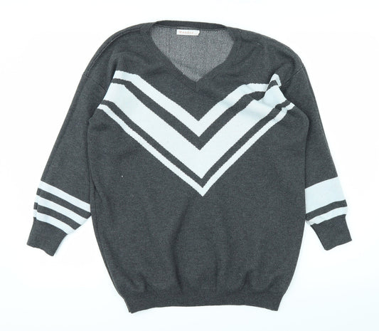 wonder Mens Grey Pullover Jumper Size XL