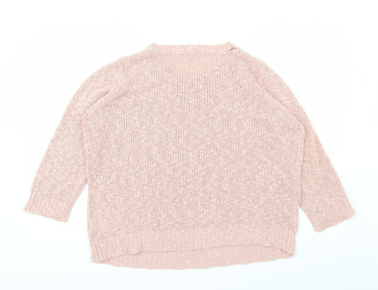BHS Womens Pink Pullover Jumper Size 18