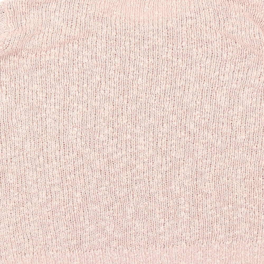 Brand and care label for BHS women’s pink jumper, size UK 18