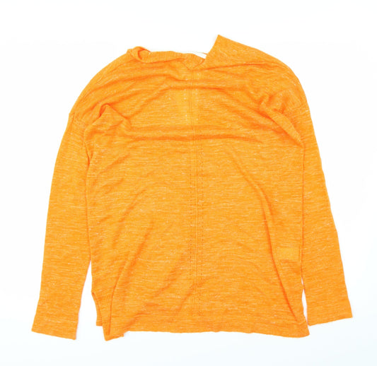 NEXT Womens Orange Cardigan Jumper Size 8