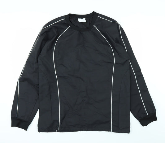 Raging Bull Mens Black Rain Coat Coat Size M