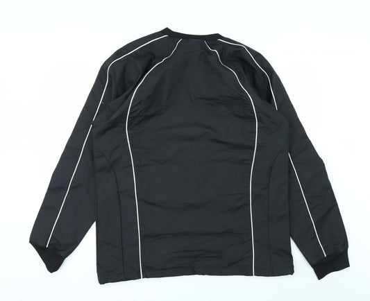 Raging Bull Mens Black Rain Coat Coat Size M
