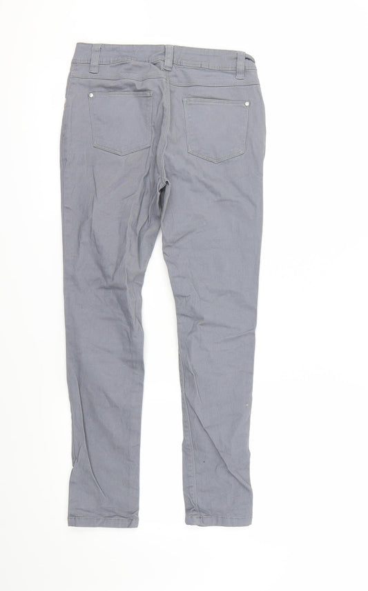 denim&co Girls Grey Skinny Jeans Size 11-12 Years