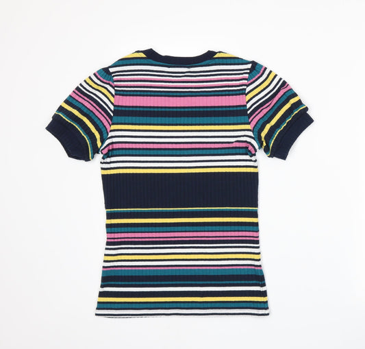 edc by Esprit Womens Multicoloured Striped Pullover Jumper Size XS