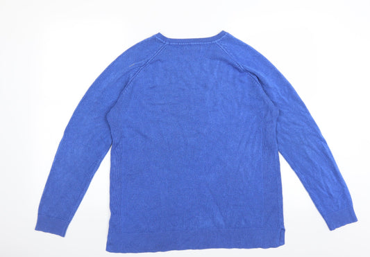 Matalan Womens Blue Pullover Jumper Size 14