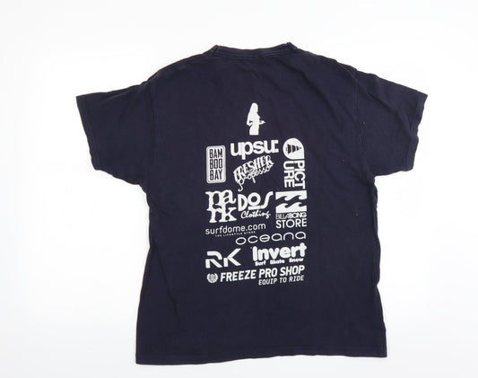 Starworld Mens Blue T-Shirt Size M - snow riders