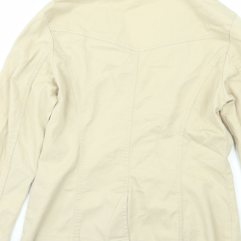 Portobello punk Womens Beige Jacket Size 12