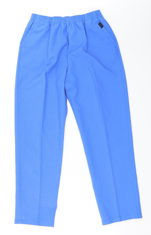Vagarro Womens Blue Trousers Size 44 L27 in