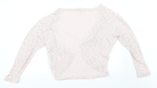 Preworn Womens Pink Cardigan Jumper Size L