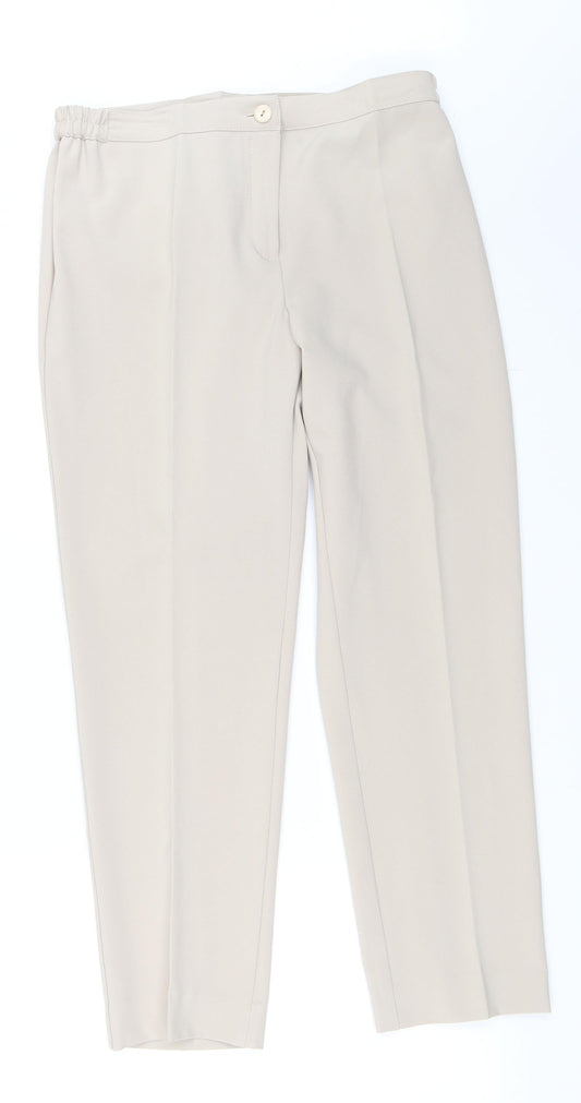 Murcia Womens Beige Trousers Size M L27 in
