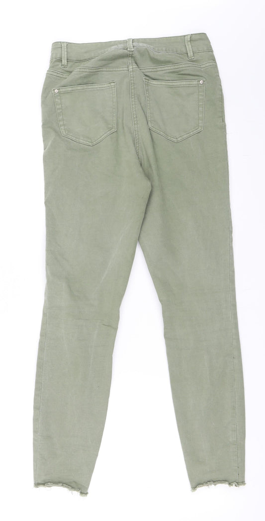 Matalan Womens Green Skinny Jeans Size 10 L27 in